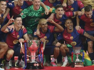 villarreal-dampens-barcelona’s-title-celebrations.-mbappe-scores-again-for-madrid
