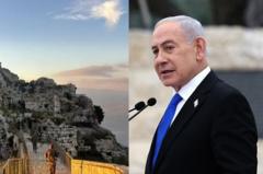 netanyahu-oo-guul-wayn-u-arka-qalcada-taariikhiga-ah-ee-lubnaan-ee-laga-taagay-calanka-israa’iil