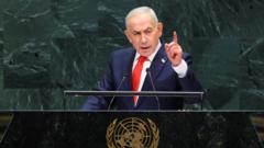 netanyahu-oo-loo-banneeyey-hoolka-golaha-qm,-xilli-uu-jeedin-rabay-khudbaddiisa
