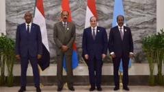 baaq-ka-soo-baxay-shirka-el-alamein-ku-dhex-maray-madaxda-soomaaliya,-masar,-suudaan-iyo-eritrea